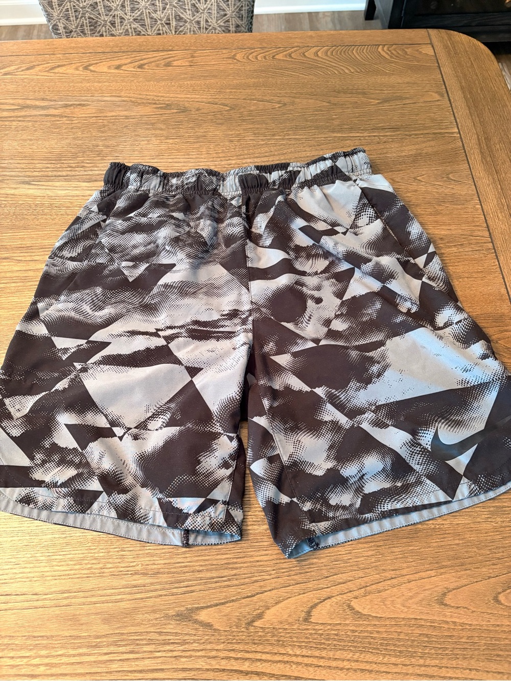 Nike Dri-FIT Black and Gray Athletic Shorts